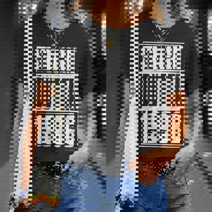 Straight Outta 1996 Womenintage 1996 Birth Of Birthday 長袖tシャツ Tシャツ 彼女への贈り物