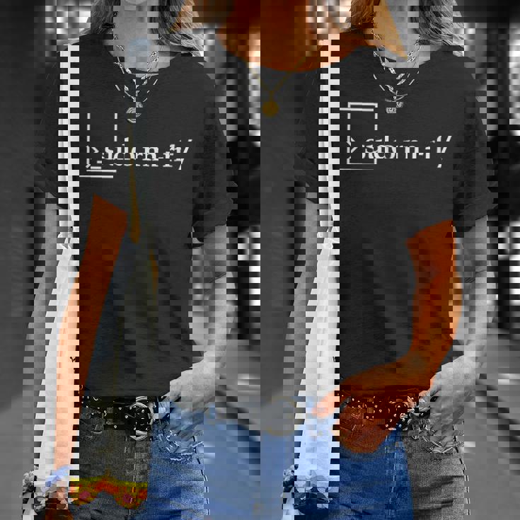 Sudo Rm Rf Linuxコマンド 面白い Tシャツ 彼女への贈り物