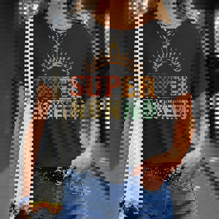 Super Nonno Retroupernonno Festa Del Papà Regalo Per Nonno Maglietta Regalos para ella