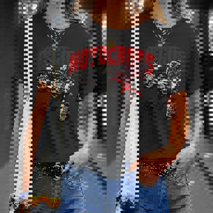 Supercross Motocross Gear Love Race Motorcycle Tシャツ 彼女への贈り物