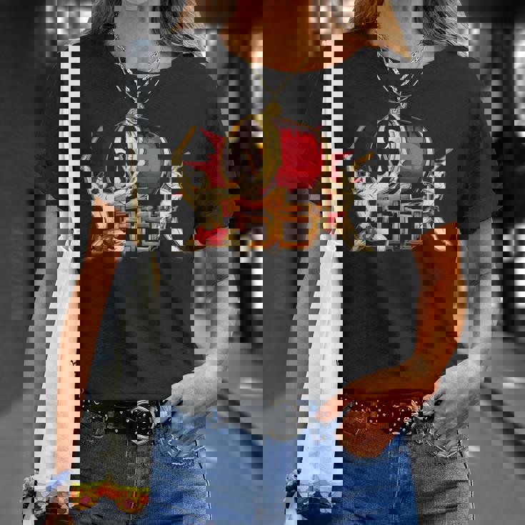 Taiko 男性太鼓太鼓奏者みつどもえグラフィックデザインギフト Tシャツ 彼女への贈り物