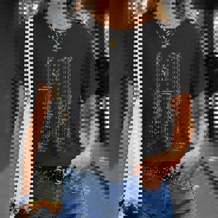 Technical Drawing トロンボーンミュージシャン オーケストラ トロンボニスト Tシャツ 彼女への贈り物