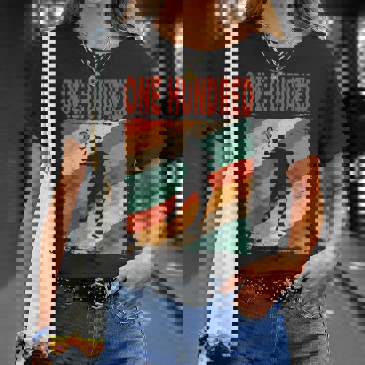 Tenis 100 Cumpleaños 100 Años Hombre Camiseta unisex Regalos para ella