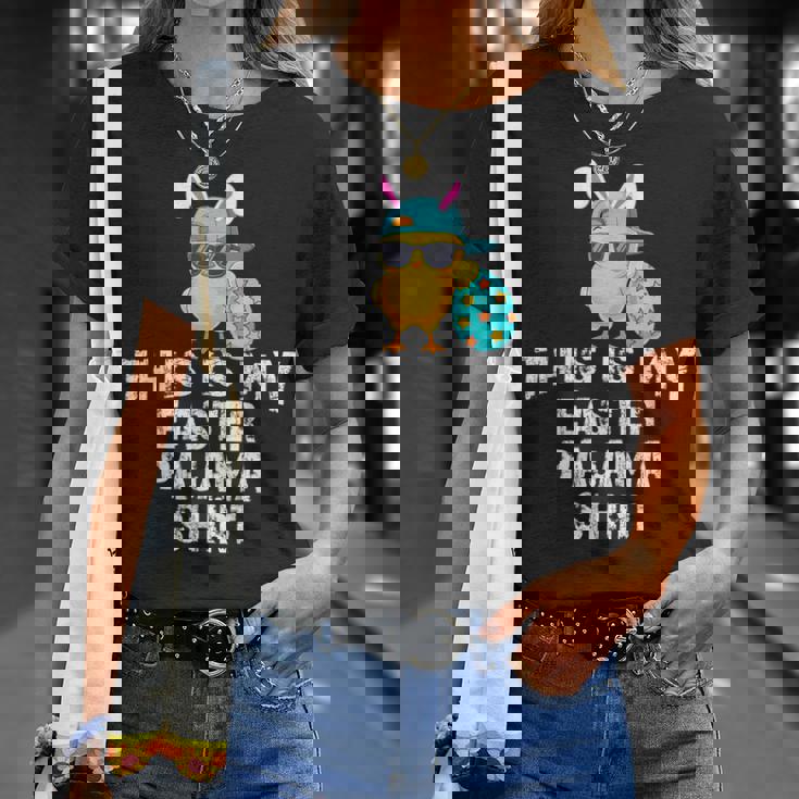 This Is My Easter パジャマシャツ 大人用 キッズ おもしろtシャツ Tシャツ 彼女への贈り物