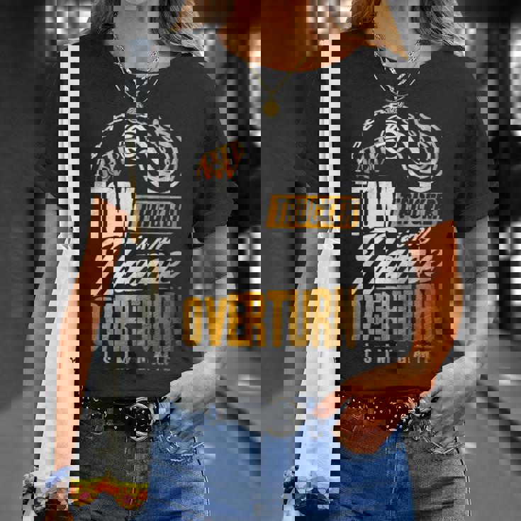 Tow Trucker Is My Name Overturn Is My Game Driver Wrecker 長袖tシャツ Tシャツ 彼女への贈り物