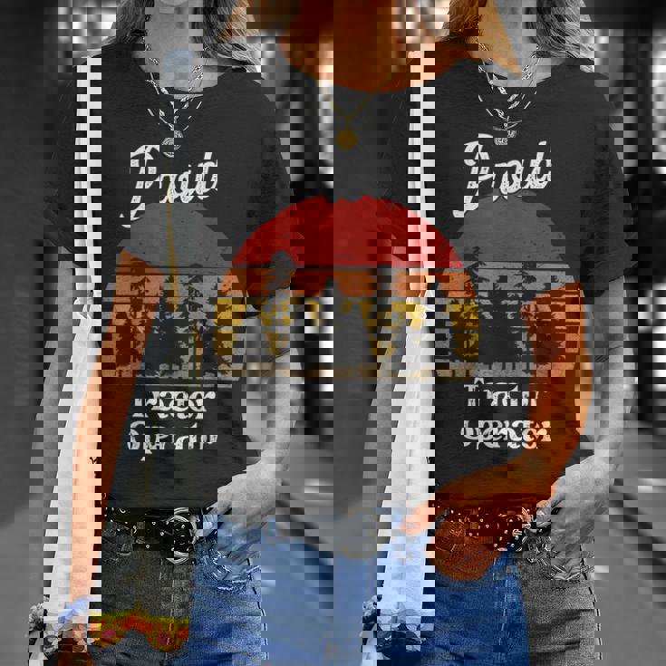 Tractor Operator Shirts Job Title Professions T-Shirt Gifts for Her