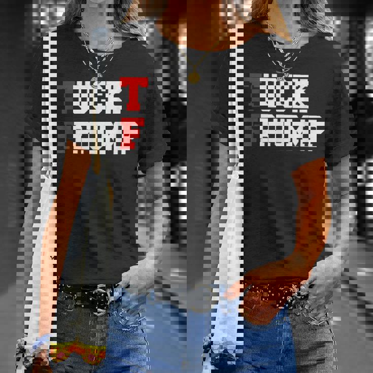 Tuck Frump 面白い反ドナルド・トランプドナルド・トランプ Tシャツ 彼女への贈り物