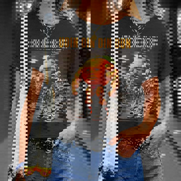 Udin Din Din Dun マッスルオレンジ イタリアンブレイン ロート キッズ ミーム Tシャツ 彼女への贈り物