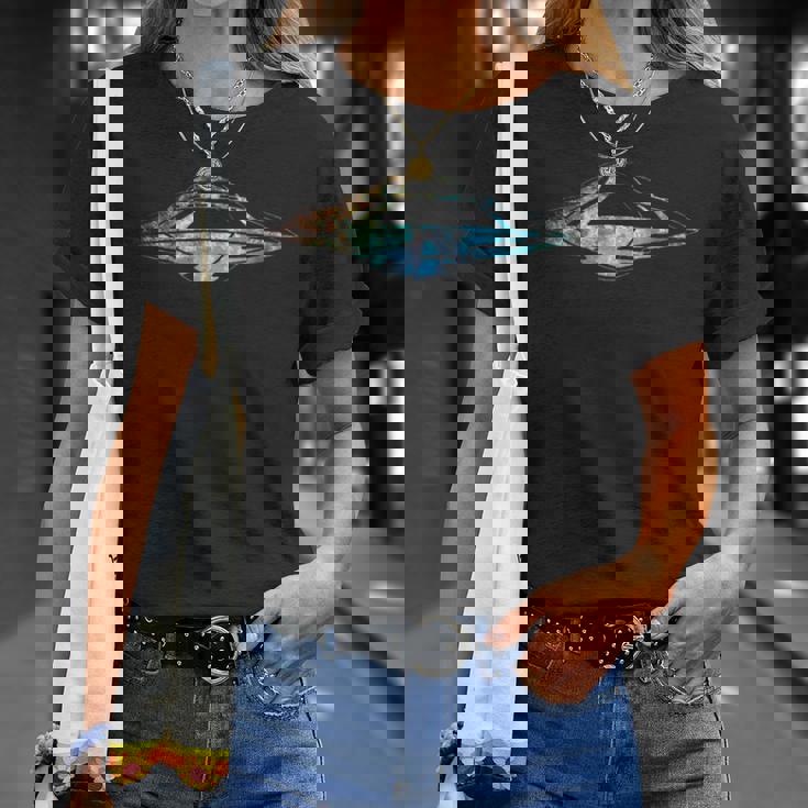 Ufo 星雲tシャツ Uapと空飛ぶ円盤愛好家 Tシャツ 彼女への贈り物