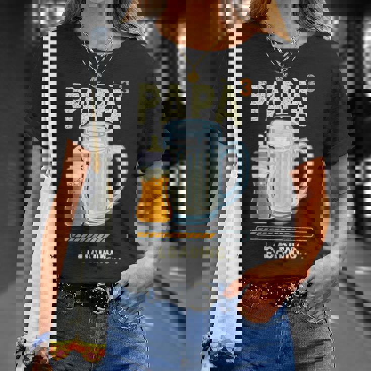 Uomo Papà In Arrivo Papà In Attesa Terzo Figlio Maglietta Regalos para ella