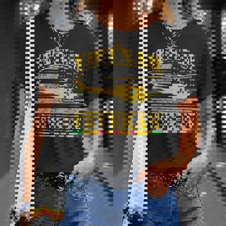 Vietnameteran Uh -1 Huey Helicopter Crew Tシャツ 彼女への贈り物