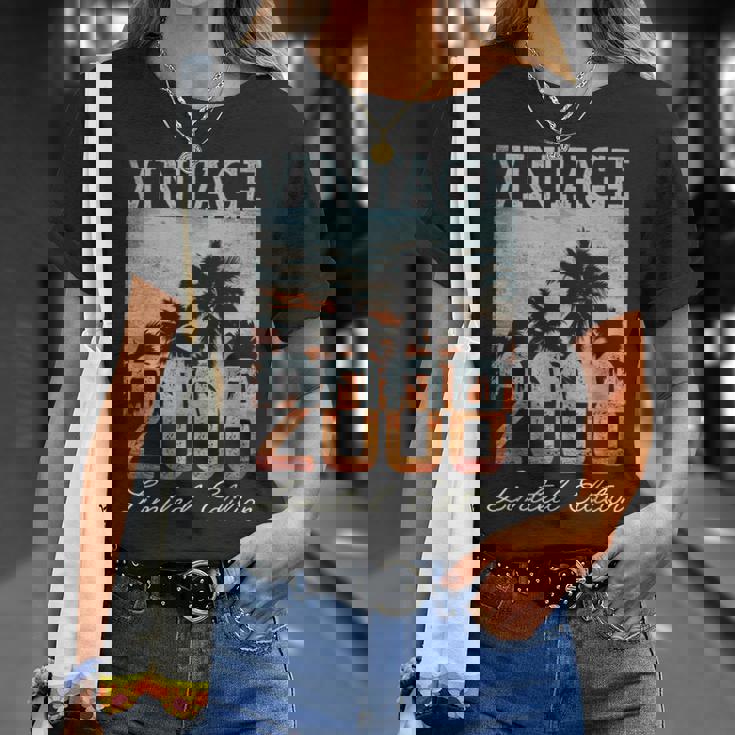 Vintage 2008 Limited Edition 18Th Birthday 18 Year Old Tシャツ 彼女への贈り物