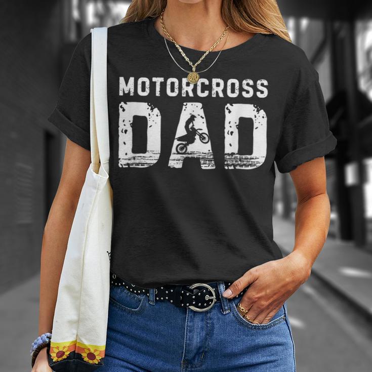 Vintage Motocross Papàport Famiglia Festa Del Papà Maglietta Regalos para ella