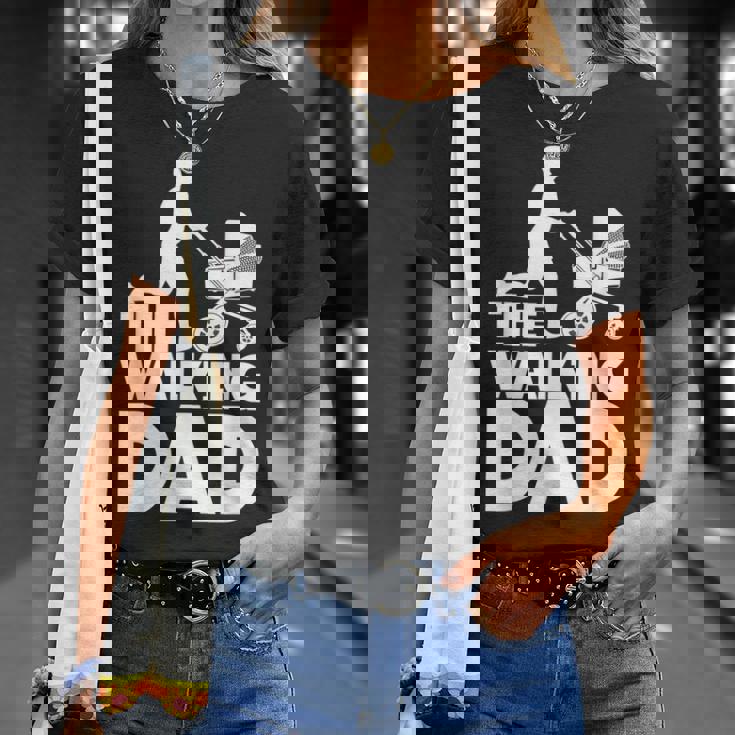 The Walking Dad Happy Father's Day Dadhortleeve Graphic Tシャツ 彼女への贈り物