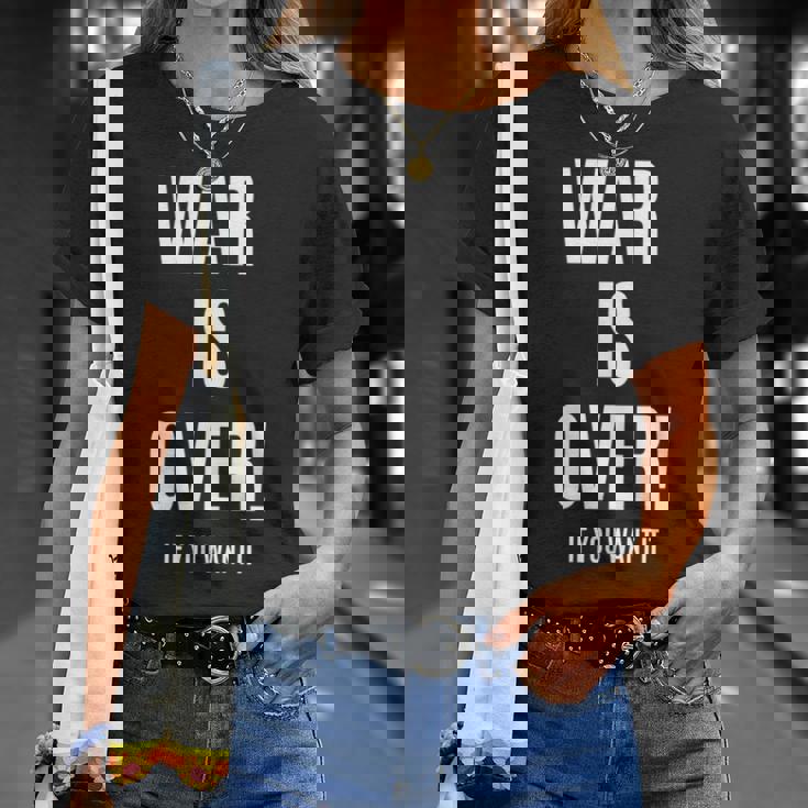 War Is Over If You Want It 長袖tシャツ Tシャツ 彼女への贈り物