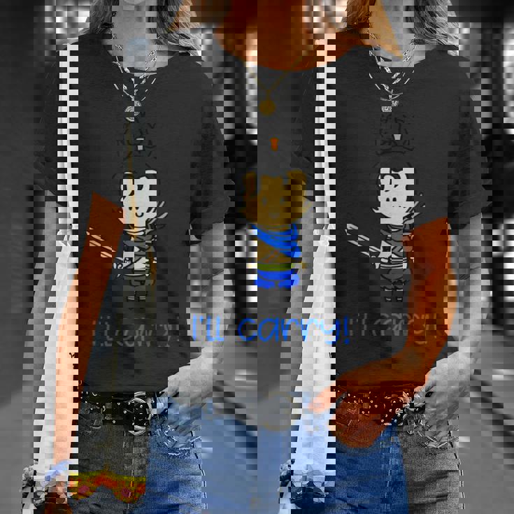 I Wear Chibi League Heroes ユースゲーム メンズ レディース Tシャツ 彼女への贈り物