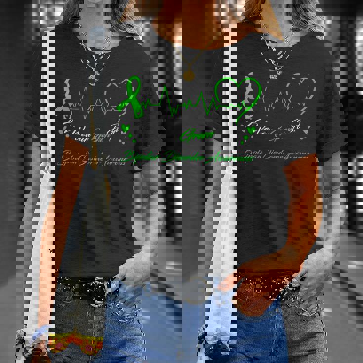 I Wear Green For Bipolar Disprder Awareness Tシャツ 彼女への贈り物