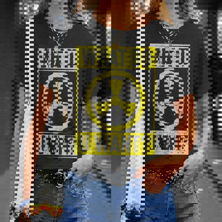 What Do U Want 原子力エンジニア Tシャツ 彼女への贈り物