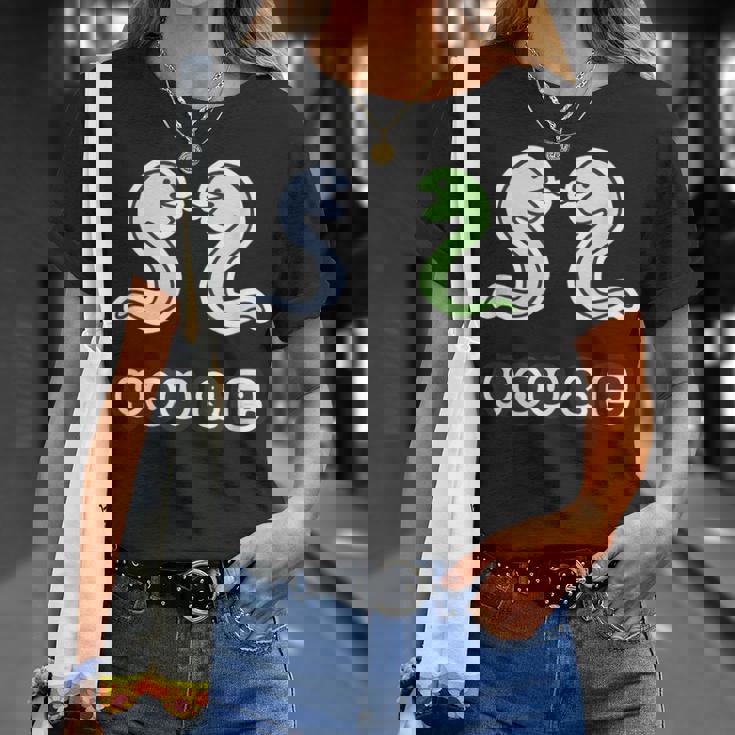 You & 巳《蛇》へび 巳年【どうぶつフレンズ】干支 十二支 2025 ゆるくて かわいい 動物 面白い Tシャツ 彼女への贈り物