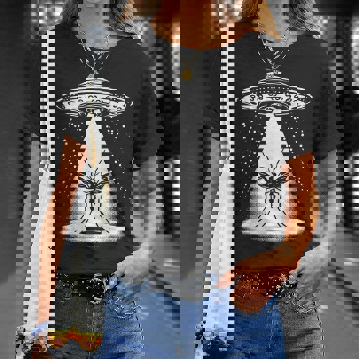 Zanzara Papà Mamma Amante Divertente Ufo Alieno Maglietta Regalos para ella