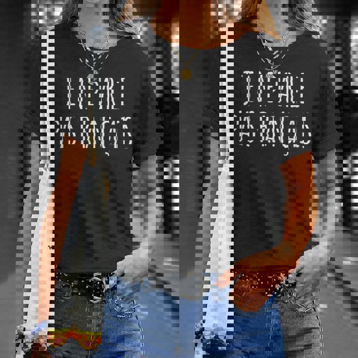 「Je Ne Parle Pas Français」I Do Notpeak French Tシャツ 彼女への贈り物