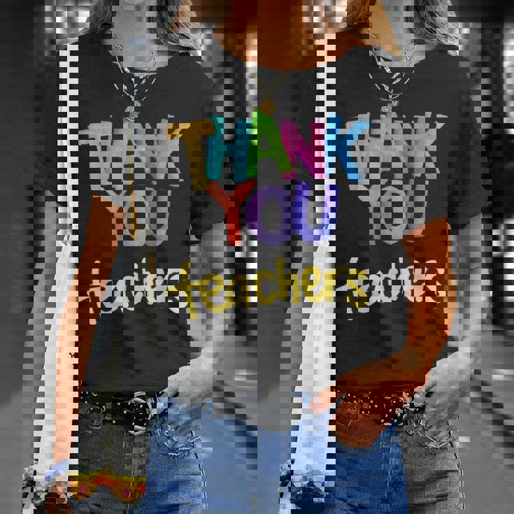 ありがとう 先生 感謝 卒業 Tシャツ 彼女への贈り物