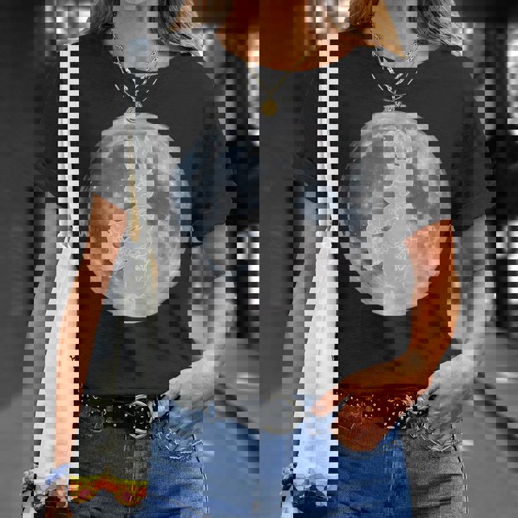 うさぎ星人 On The Moon Tシャツ 彼女への贈り物