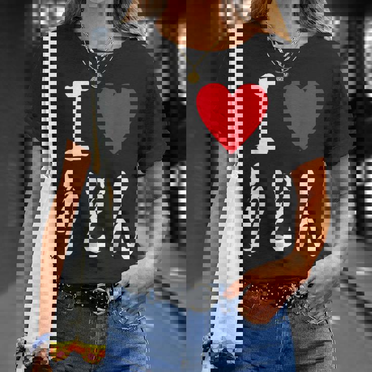 うどん好き 日本の食通 ラブうどん すきまみ Tシャツ 彼女への贈り物