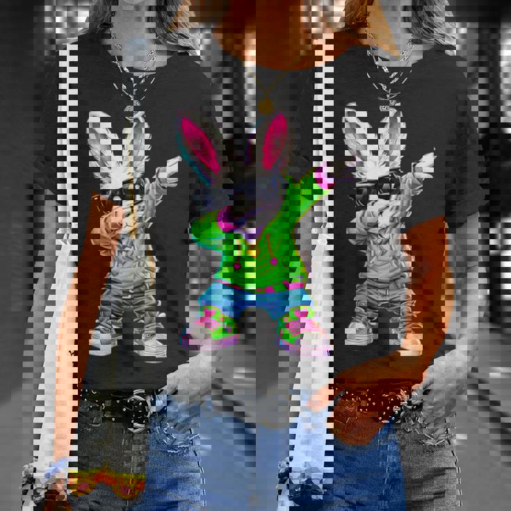 かわいい アニメ ダビングバニー ウサギ ハッピー イースター 男の子 女の子 キッズ Tシャツ 彼女への贈り物