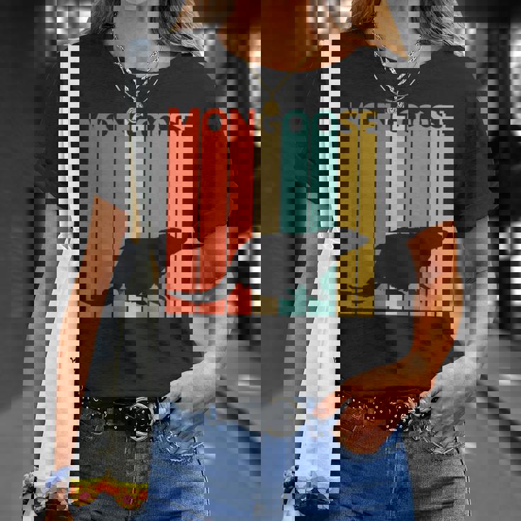 かわいい マングース の動物 Tシャツ 彼女への贈り物