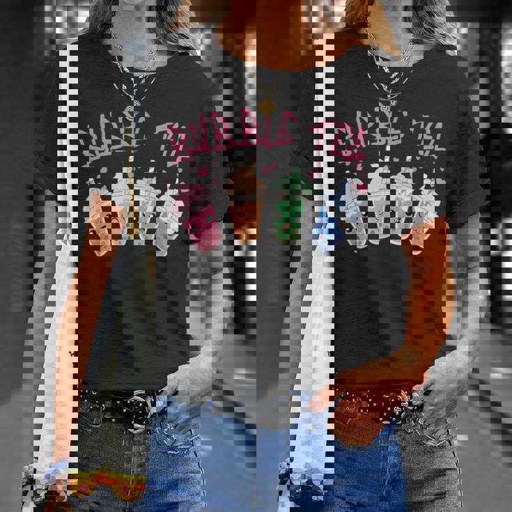 かわいいシャボン玉 ティーカップ 愛らしい集合 シャボン玉 Tシャツ 彼女への贈り物