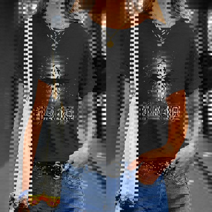 かわいいダークゴシック 堕天使 不気味なtシャツ Tシャツ 彼女への贈り物