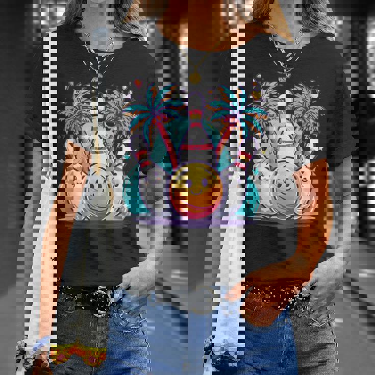 かわいいボウリングアート I キッズボウリング Tシャツ 彼女への贈り物