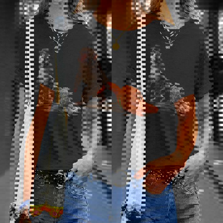 かわいい赤ちゃん猿の名前付きパンチシャツパンチモンキーサポーター 長袖tシャツ Tシャツ 彼女への贈り物