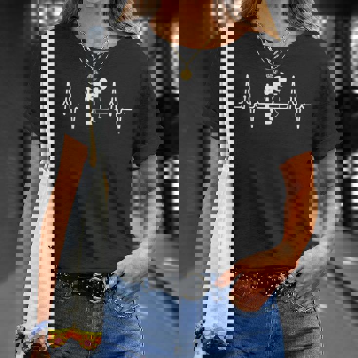 けん玉 心臓の鼓動 Tシャツ 彼女への贈り物