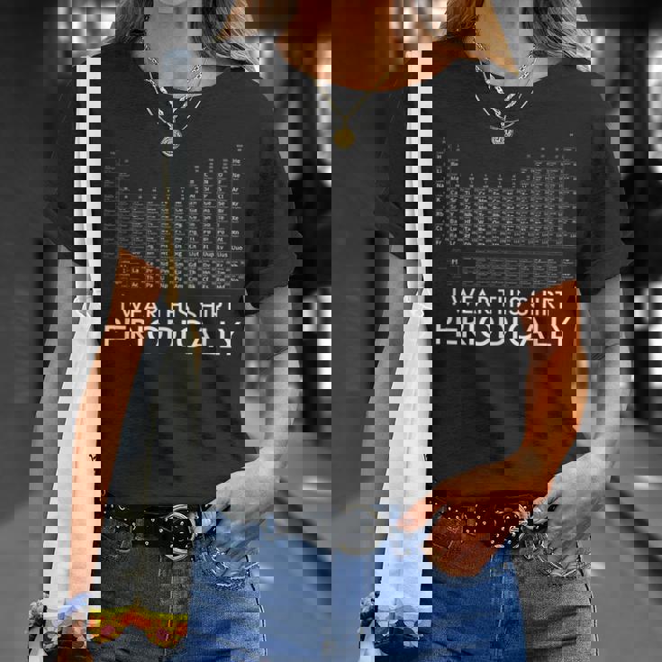 このシャツを着る 周期化学周期表 Tシャツ 彼女への贈り物