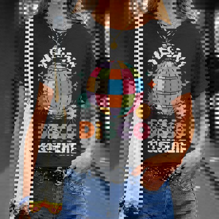 これは私のディスココスチュームrecto 1970年代のファンキーな面白いです Tシャツ 彼女への贈り物