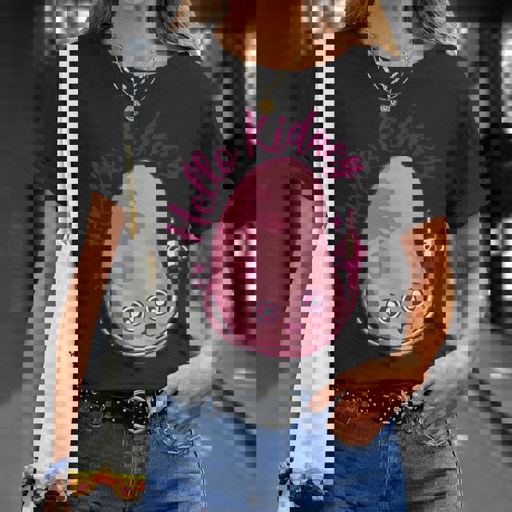 こんにちは腎臓移植ドナー透析腎臓 Tシャツ 彼女への贈り物