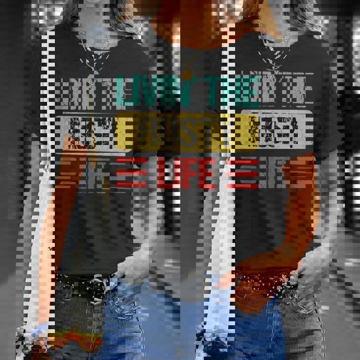 さびた名前 Tシャツ 彼女への贈り物