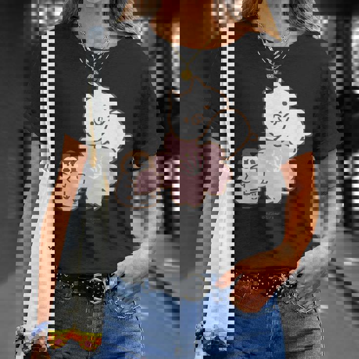 ねこぺん日和 桜 Tシャツ 彼女への贈り物