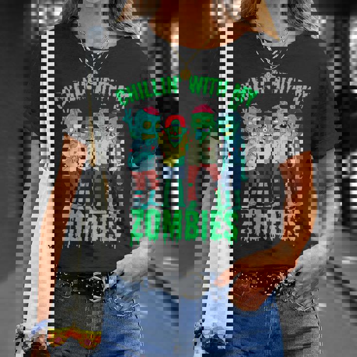 まったりもゾンビハロウィーン少年キッズギフトゾンビ Tシャツ 彼女への贈り物