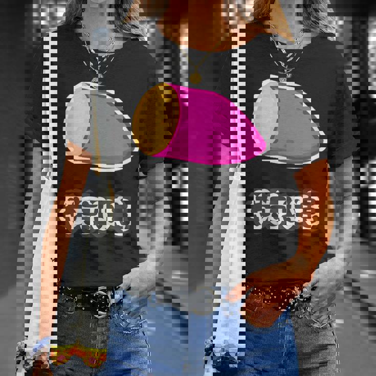 やきいも 焼き芋【おやつ ポップ】ご飯タイム【変なデザイン屋さん】面白い デザイン Tシャツ 彼女への贈り物