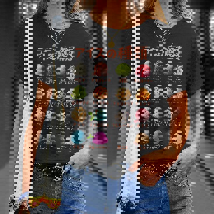 アイス 種類 面白いtシャツ おもしろ 食べ物 デザート メンズ 面白い 服 ネタ グッズ 文字tシャツ 長袖tシャツ Tシャツ 彼女への贈り物