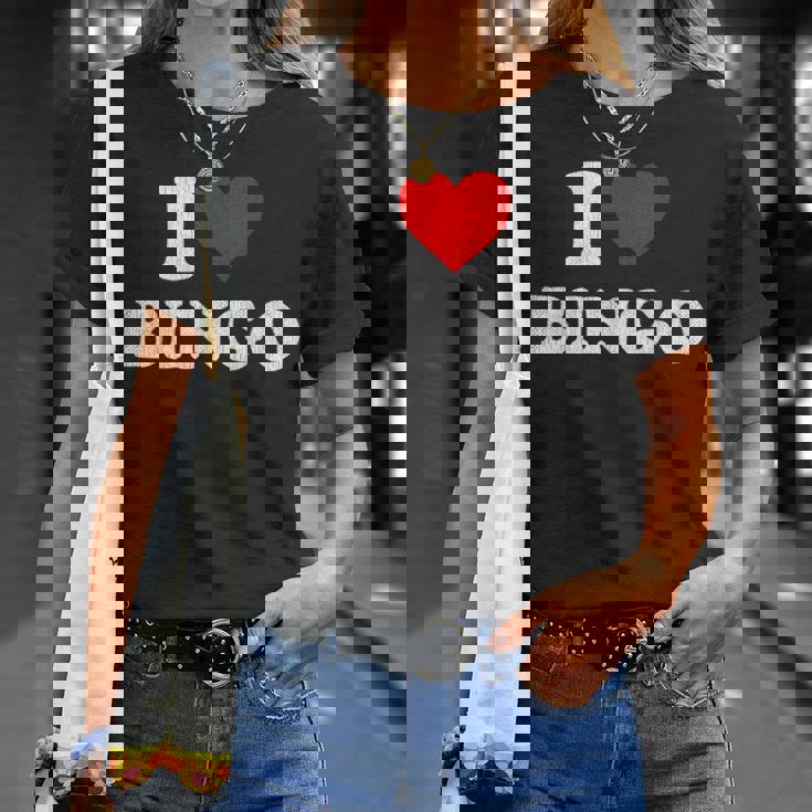 アイラブビンゴ アウトフィットビンゴ Tシャツ 彼女への贈り物