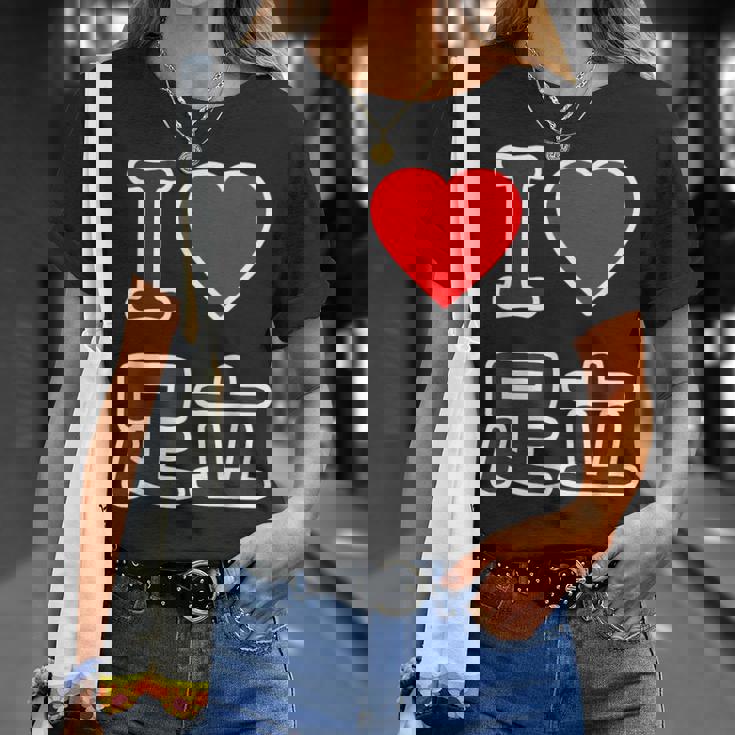 アイラブ・足立（I Love ハート）ビッグ 大きな文字【23区・東京都】ジモティ 地元愛 お土産 面白い Tシャツ 彼女への贈り物