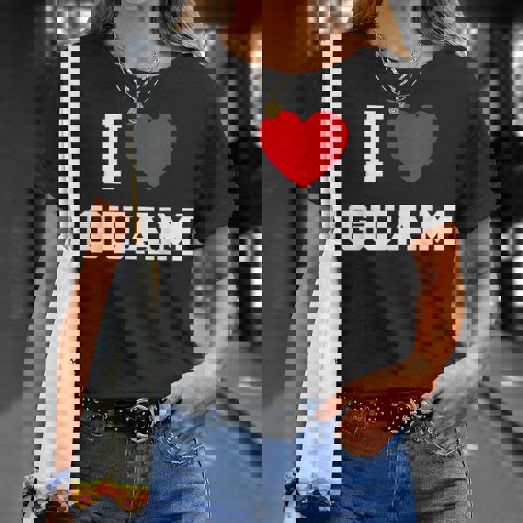 アイ・ラブ・グアム Tシャツ 彼女への贈り物