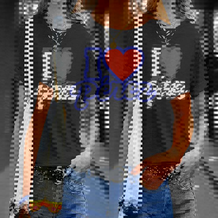 アイ・ラブ・ペレス Tシャツ 彼女への贈り物