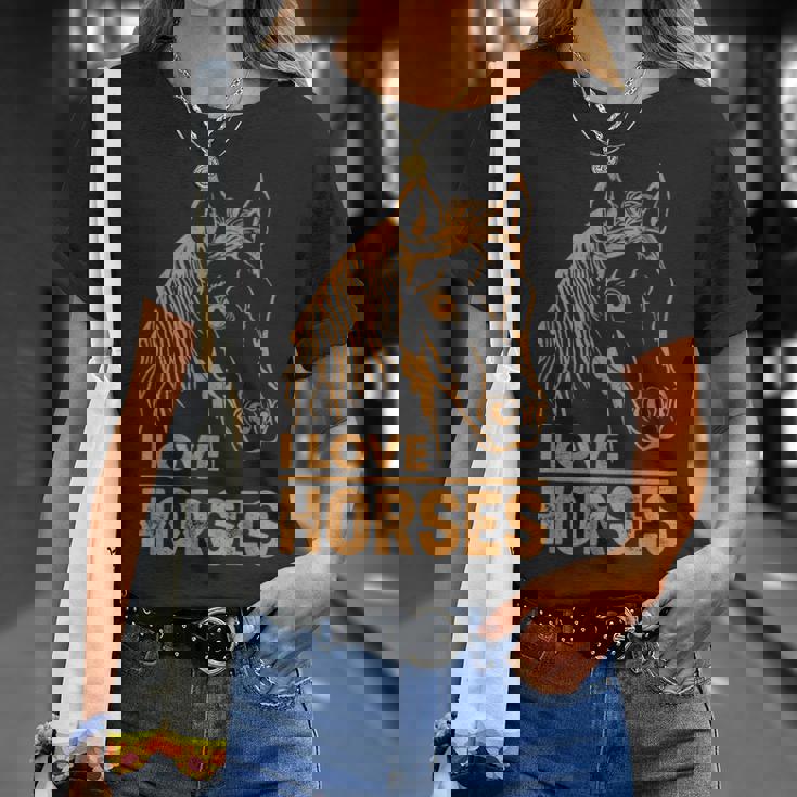 アイ・ラブ・ホース Tシャツ 彼女への贈り物