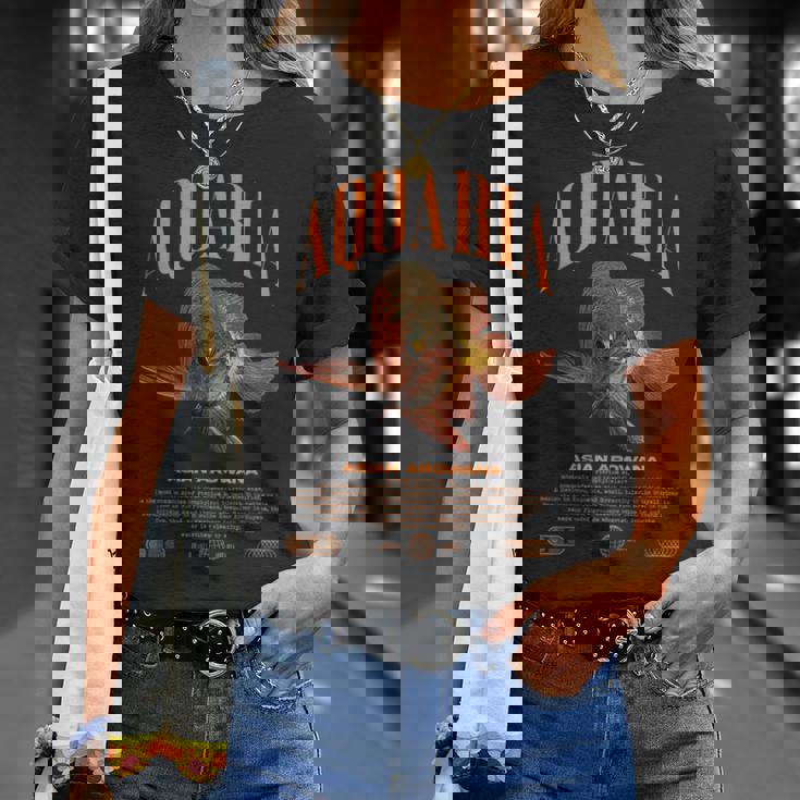 アジアン アロワナ モンスター フィッシュ キーパー モダン ストリートウェア Tシャツ 彼女への贈り物