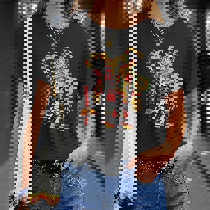 アステカ人、インカ人、メキシコの芸術彫刻マヤマヤン Tシャツ 彼女への贈り物